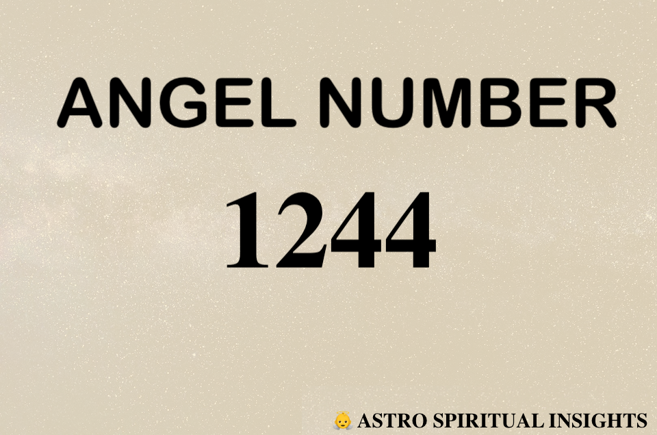 angel number 1244