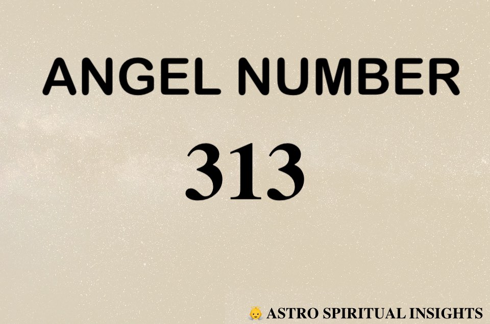 angel number 313