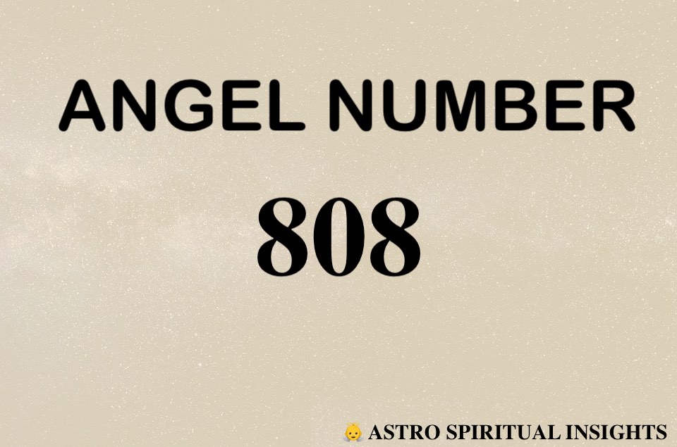 angel number 808